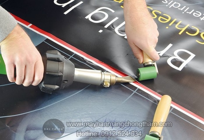 M&aacute;y h&agrave;n nhựa cầm tay DSH XA - h&agrave;n bạt quảng c&aacute;o