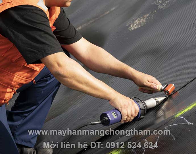 M&aacute;y h&agrave;n bạt nhựa cầm tay Weldy HT1600D