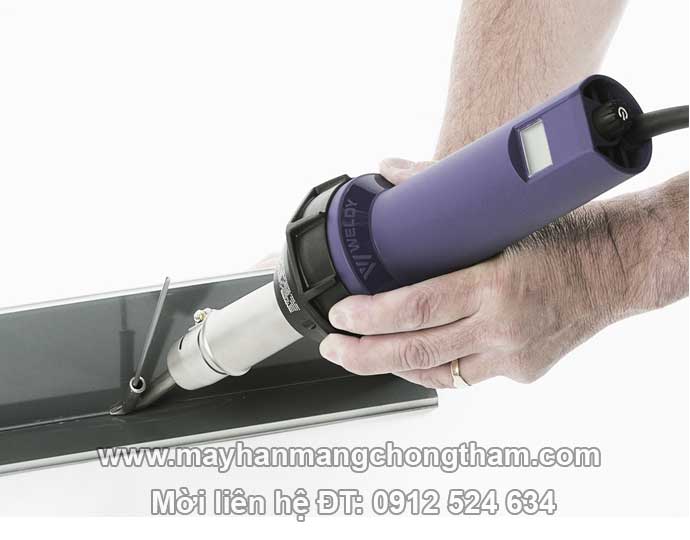 M&aacute;y h&agrave;n ống nhựa tấm nhựa cầm tay Weldy HT1600D